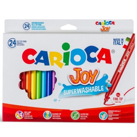 Carioca tuscher til børn i pakke med 24 stk.