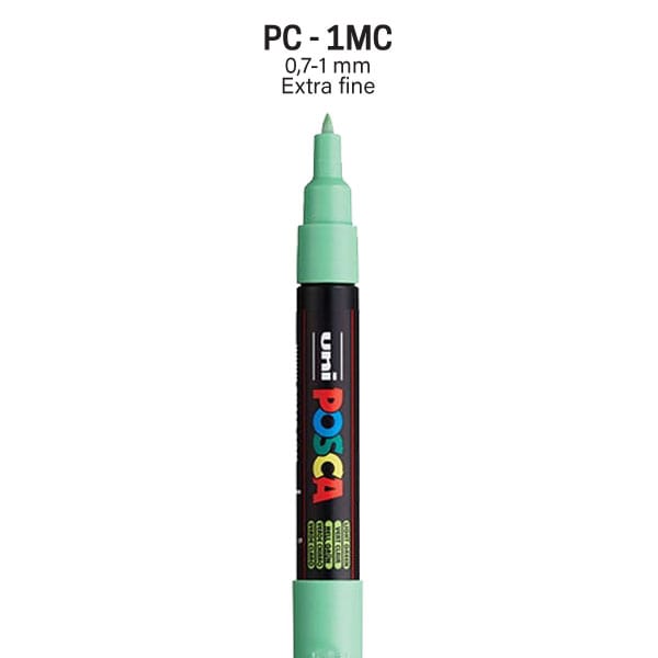 Posca pc-1m light green - lysegrøn posca tusch Pc-1m
