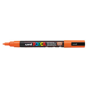 Posca pc-3m orange - orange Posca pc-1mr