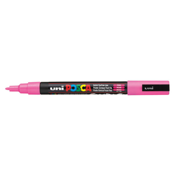 Posca pc-3m pink - pink Posca pc-1mr