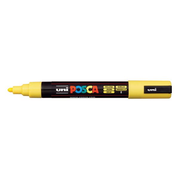 Posca tusch pc-5m yellow - gul Posca pc-1mr
