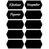 Tavlefolie labels buet - Tavlefolie og stickers til glas og krukker