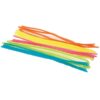 Chenille i neon farver - Hobbymaterialer til børn