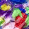 Fjer mix farver - Hobbymaterialer til børn