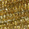 Chenille i guld glitter - Chenille til DIY hobby og julepynt