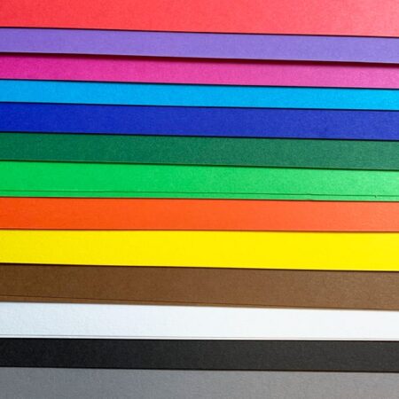 Kartonpakke basis med 13 farver - Stort udvalg af hobbykarton til børn