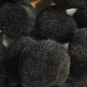 Pomponer sorte - Stort udvalg af hobbymaterialer til DIY halloween pynt og hobby