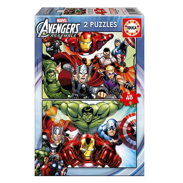 Avengers puslespil 48 brikker - Stort udvalg af puslespil til børn i shoppen