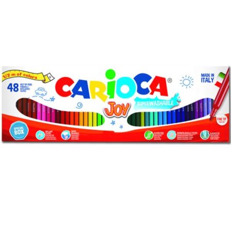 Carioca tuscher til børn i pakke med 48 stk.
