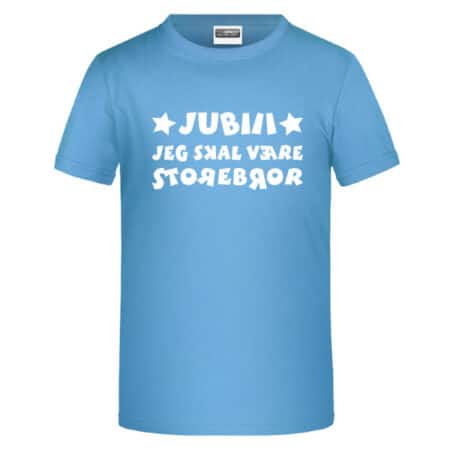 Strygemærke jeg skal være storebror t-shirt - Lav din egen Jeg skal være storebror t-shirt hos Onkel David