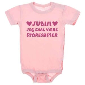 Strygemærke jeg skal være storesøster t-shirt - Lav din egen Jeg skal være storesøster t-shirt hos Onkel David