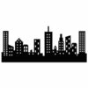 Skyline wallsticker - Køb billige wallsickers hos Onkel David