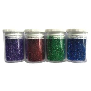 Glitter drys julefarver - hobbymaterialer til børn