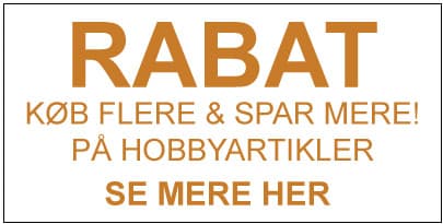 Rabat på hobbymaterialer