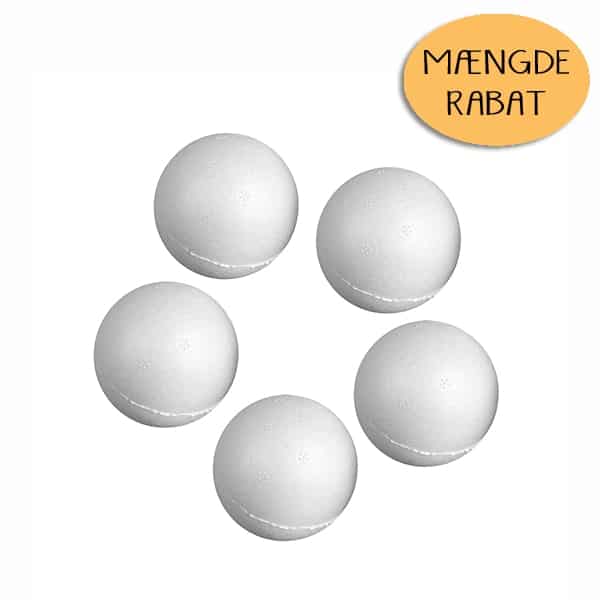 Styroporkugler 3 cm. tilbud - Mængderabat ved køb af flere