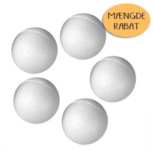 Styroporkugler 6 cm. tilbud - Mængderabat ved køb af flere