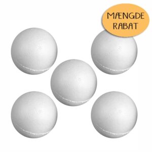 Styroporkugler 7 cm. tilbud - Mængderabat ved køb af flere