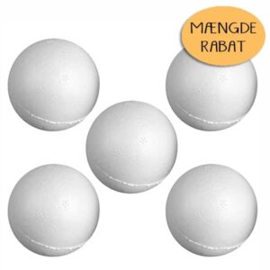 Styroporkugler 8 cm. tilbud - Mængderabat ved køb af flere