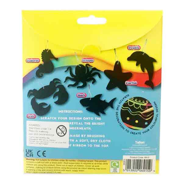 Skrabe papir figur i regnbuefarver