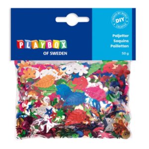 Pailletter til hobby og DIY