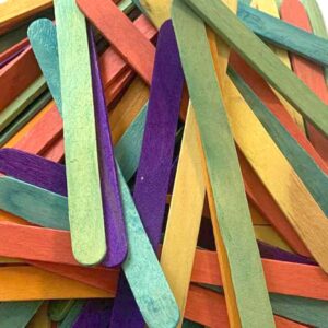 Hobby ispinde farvede 100 stk.