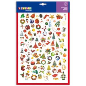 Juleklistermærker i børnevenligt design